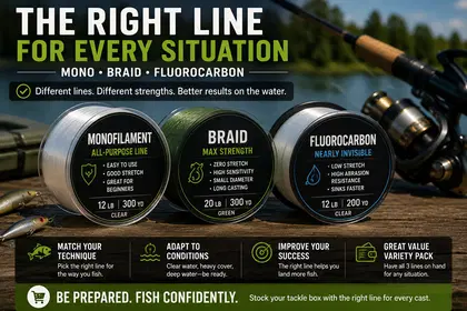Fishing Line Variety Pack for Different Situations