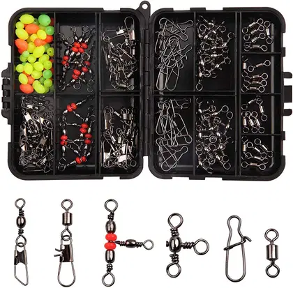 Fishing Swivel and Snap Assortment Kit